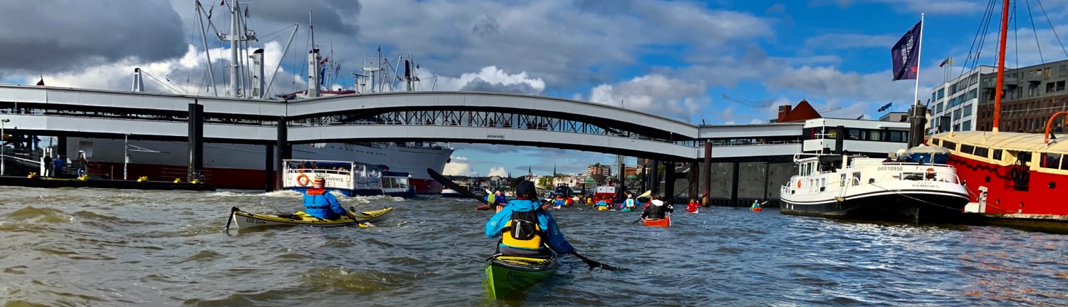 Alstergrachtenfahrt - Elbe - Überseebrücke
